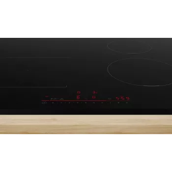 Bosch Serie 6 PVS731HB1E Εστία Μαύρη Εντοιχιζόμενη 70 cm Επαγωγική Εστία Ζωνών 4 Ζώνη(-ες)