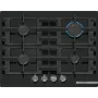 Bosch Serie 4 PNP6B6K40 Εστία Μαύρη Εντοιχιζόμενη 60 cm Υγραερίου 4 Ζώνη(-ες)