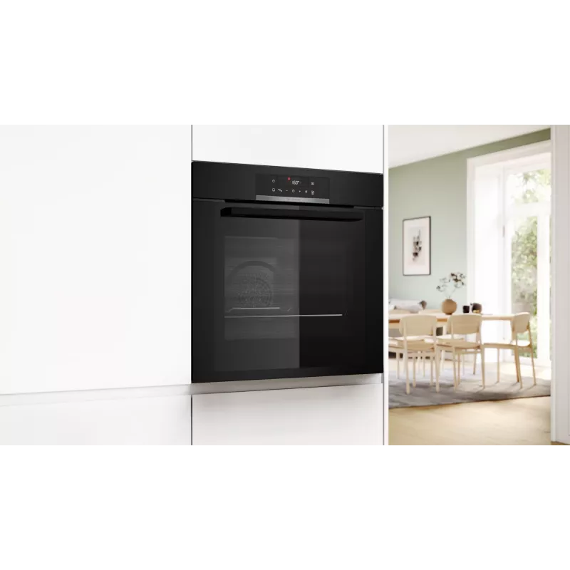 Bosch Serie 4 HBA372EB3 Φούρνος 71 l 3600 W Μαύρος