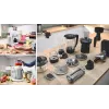 Bosch Serie 6 MUMS6EW22 κουζινομηχανή, 1600 W, σετ ζαχαροπλαστικής, εξάρτημα μπλέντερ, λευκό/ανοξείδωτο ατσάλι