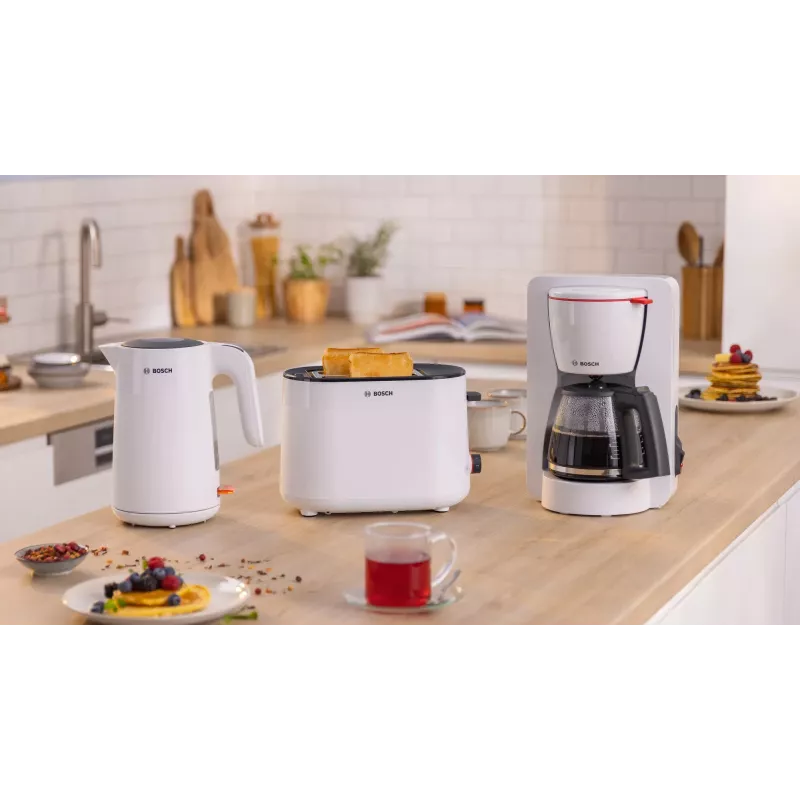 Bosch TAT2M121 Τοστιέρα 6 2 Φέτες 950 W Λευκή