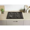 Candy Idea CHW6LBB Μαύρο Εντοιχιζόμενη εστία υγραερίου 60 cm 4 ζώνες