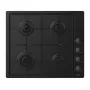Candy Idea CHW6LBB Μαύρο Εντοιχιζόμενη εστία υγραερίου 60 cm 4 ζώνες