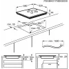 Electrolux EIS62443 Μαύρη Εντοιχιζόμενη 60 cm Επαγωγική εστία 4 εστιών