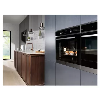 Εντοιχιζόμενος Ηλεκτρικός Φούρνος Electrolux EOD4P57H — 72 L, Πυρολυτικός αυτοκαθαρισμός, Ατμός & Θερμός αέρας, Γκριλ 2300W, μαύρος