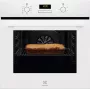 Εντοιχιζόμενος Ηλεκτρικός Φούρνος Electrolux EOF3H40BW, 65 L, Θερμός αέρας, Γκριλ, AquaClean, λευκός