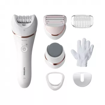 Philips 8000 Series Αποτριχωτική συσκευή Series 8000 BRE730/10 Αποτριχωτική συσκευή υγρή και στεγνή