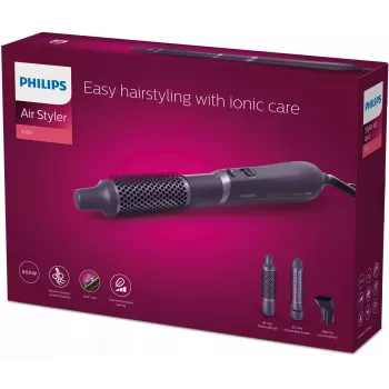 Σετ styling μαλλιών Philips 3000 series BHA305/00 — 800 W, 3 βαθμίδες θέρμανσης, 3 εξαρτήματα, μωβ