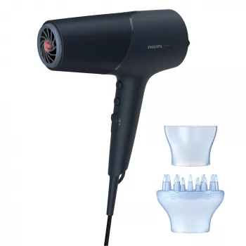 Πιστολάκι μαλλιών Philips BHD512/00 2300 W, 6 βαθμίδες θερμότητας/ταχύτητας, ιονικό, ντιφιούζερ & συγκεντρωτήρας, ναυτικό μπλε
