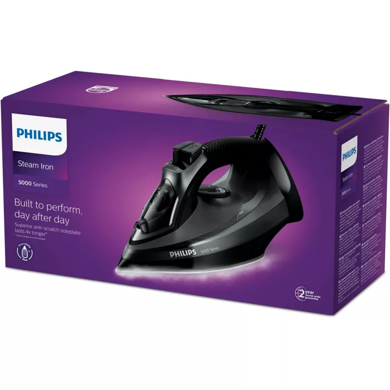 Philips 5000 series DST5040/80 Σίδερο Σίδερο ατμού Πλάκα SteamGlide Plus 2600 W