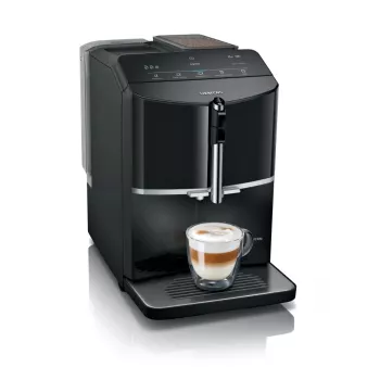 Siemens EQ.300 TF301E19 αυτόματη μηχανή espresso, μαύρο πιάνου