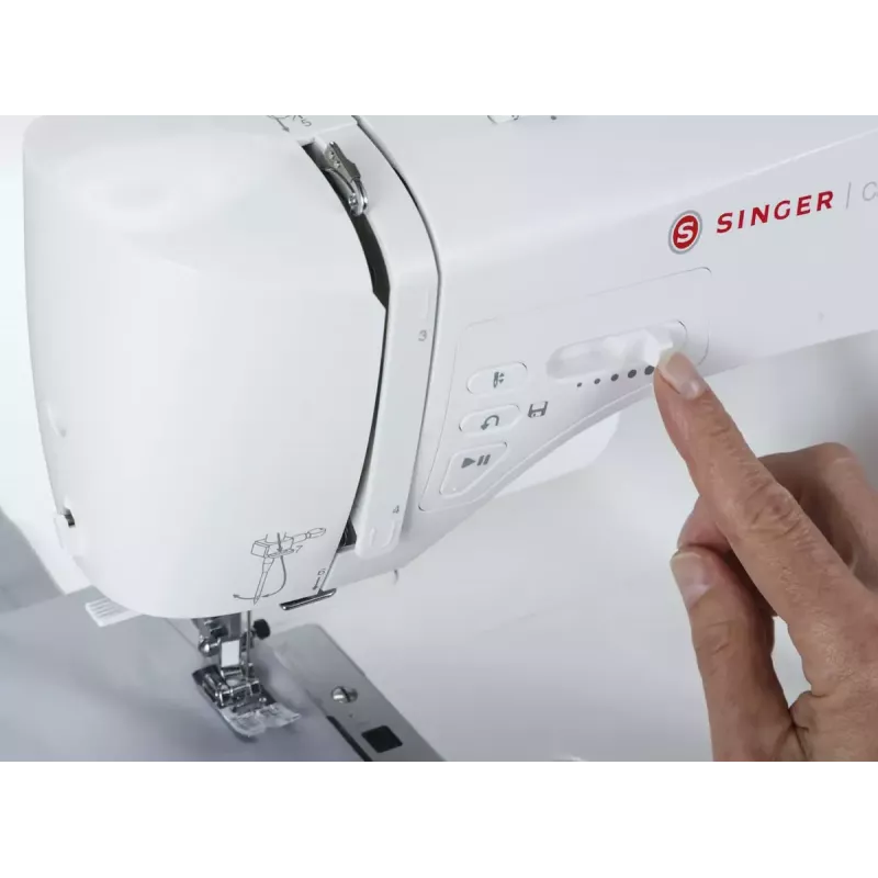 SINGER Ραπτομηχανή 7640 – ηλεκτρικό οικιακό μοντέλο, λευκή, πολλαπλά προγράμματα βελονιών