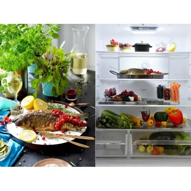 Ψυγειοκαταψύκτης sam cook Multi Door 472 L, μαύρο, ενεργειακή κλάση E