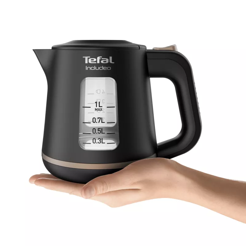 Tefal Includeo KI5338 Βραστήρας 1 L 2400 W Μαύρος