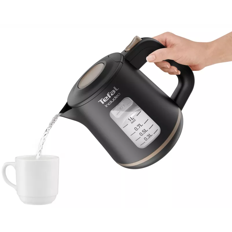 Tefal Includeo KI5338 Βραστήρας 1 L 2400 W Μαύρος