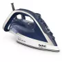Tefal Ultimate Pure FV6812 Σίδερο ατμού 2800 W Μπλε, Ασημί