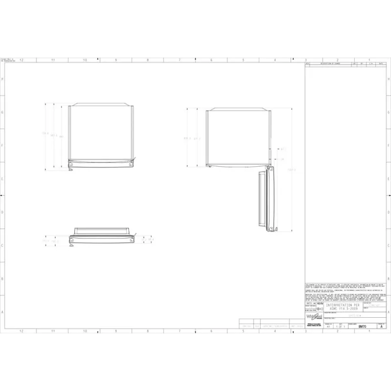 Whirlpool WB70E 973 W Ελεύθερης τοποθέτησης 462 l λευκό