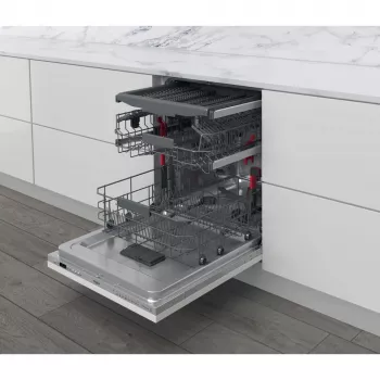 Whirlpool WI 7020 PF Πλήρως εντοιχιζόμενο πλυντήριο πιάτων 14 σερβίτσια Ασημί