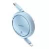 Καλώδιο USB-C σε Lightning Baseus Free2Pull 20 W, 1 m, μπλε, 480 Mbit/s, USB PD