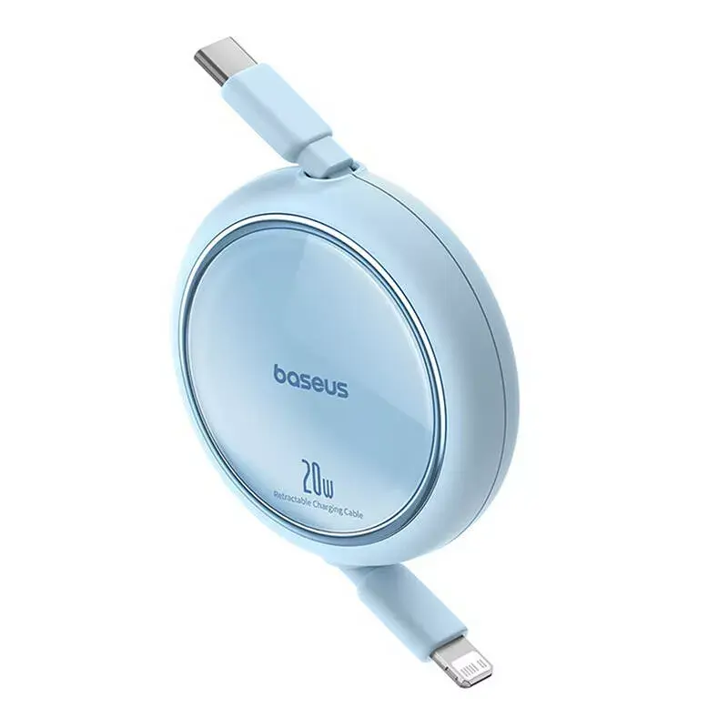 Καλώδιο USB-C σε Lightning Baseus Free2Pull 20 W, 1 m, μπλε, 480 Mbit/s, USB PD