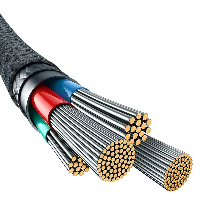 Καλώδιο USB-A σε Lightning Baseus 1 m 5 V 2,4 A λευκό, USB PD, 480 Mbit/s