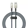 Καλώδιο USB-A σε Lightning Baseus 1 m 5 V 2,4 A λευκό, USB PD, 480 Mbit/s