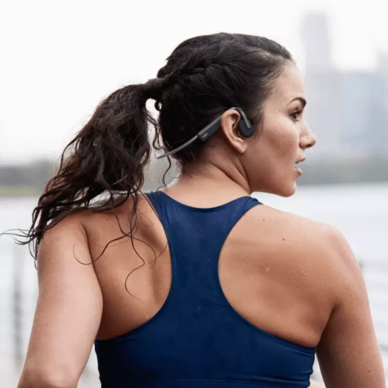 Ακουστικά SHOKZ OpenMove ασύρματα neck-band αθλητικά Bluetooth γκρι
