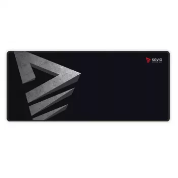 Gaming mouse pad SAVIO Precision Control L — 700×300×3 mm, λάστιχο, μαύρο, επιφάνεια με μοτίβο