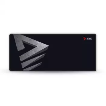 Gaming mouse pad SAVIO Precision Control L — 700×300×3 mm, λάστιχο, μαύρο, επιφάνεια με μοτίβο
