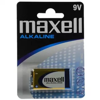 Maxell 9V 6LR61 (6LF22) αλκαλική μπαταρία, 1 τεμ.