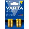 Μπαταρία VARTA Longlife Micro AAA LR03 1x4