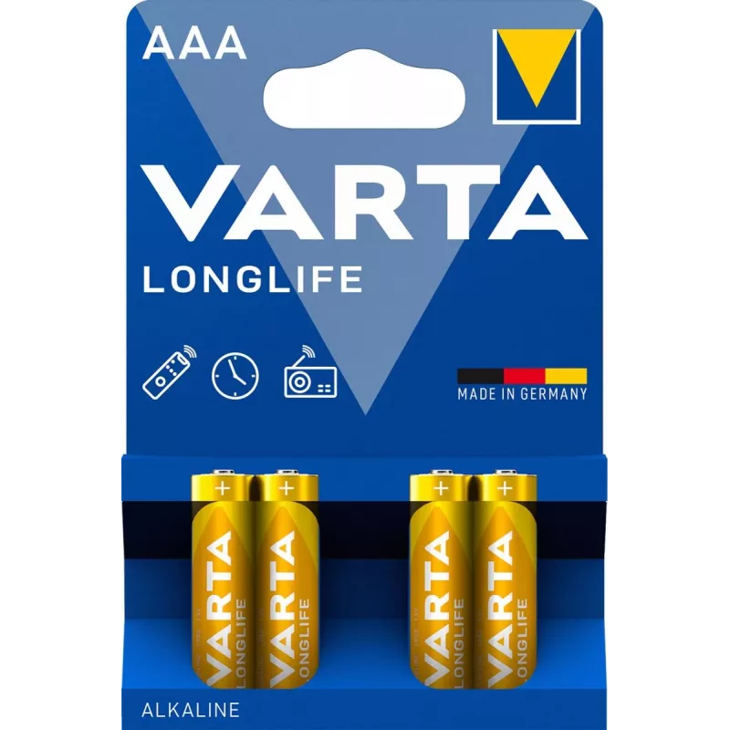 Μπαταρία VARTA Longlife Micro AAA LR03 1x4