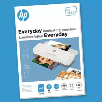 Θήκες πλαστικοποίησης HP 9154, μέγεθος A4, μέγιστο πάχος 80 µm, συσκευασία 100 τεμ.