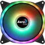 Ανεμιστήρας PC Aerocool DUO14 14cm ARGB LED Dual Ring Antivibration 6-Pin Μαύρο