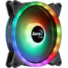 Ανεμιστήρας PC Aerocool DUO14 14cm ARGB LED Dual Ring Antivibration 6-Pin Μαύρο