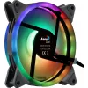 Ανεμιστήρας PC Aerocool DUO14 14cm ARGB LED Dual Ring Antivibration 6-Pin Μαύρο