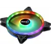 Ανεμιστήρας PC Aerocool DUO14 14cm ARGB LED Dual Ring Antivibration 6-Pin Μαύρο