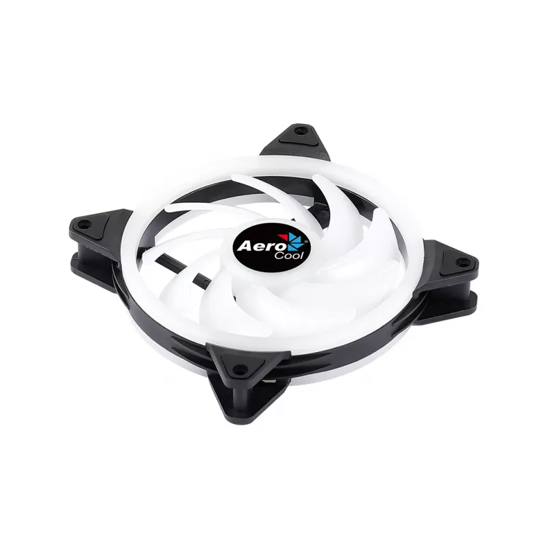 Ανεμιστήρας PC Aerocool DUO14 14cm ARGB LED Dual Ring Antivibration 6-Pin Μαύρο