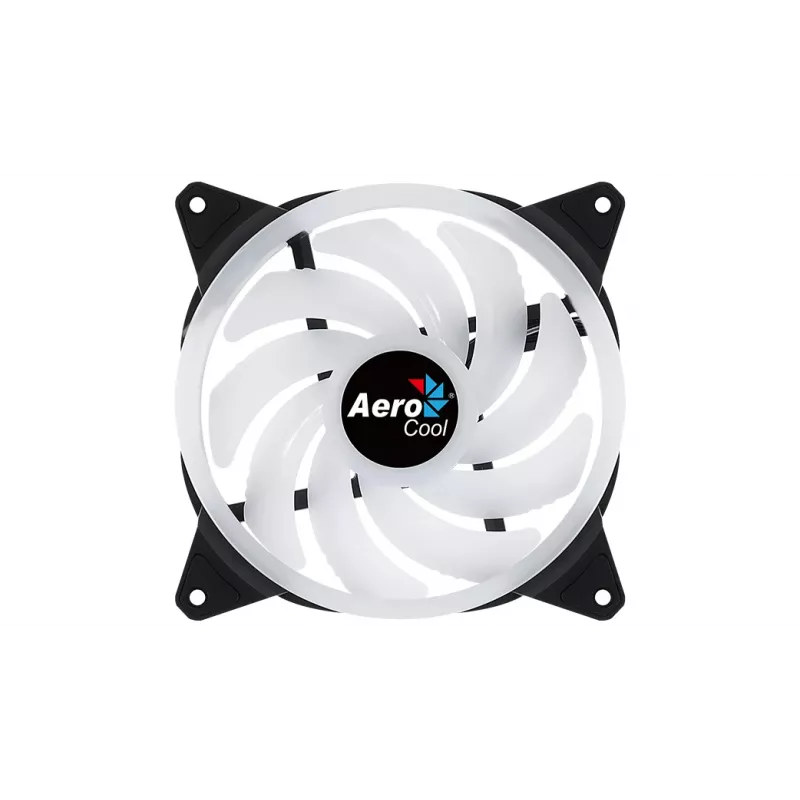 Ανεμιστήρας PC Aerocool DUO14 14cm ARGB LED Dual Ring Antivibration 6-Pin Μαύρο