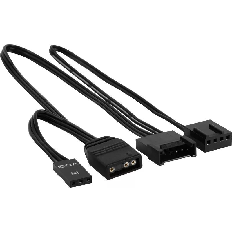 Ανεμιστήρας PC Aerocool DUO14 14cm ARGB LED Dual Ring Antivibration 6-Pin Μαύρο