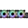 Aerocool MIRAGE12PRO Kit 3xFan PC 12cm ARGB 6 Pins Hub Silent Μαύρο