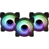 Aerocool MIRAGE12PRO Kit 3xFan PC 12cm ARGB 6 Pins Hub Silent Μαύρο