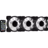 Aerocool MIRAGE12PRO Kit 3xFan PC 12cm ARGB 6 Pins Hub Silent Μαύρο