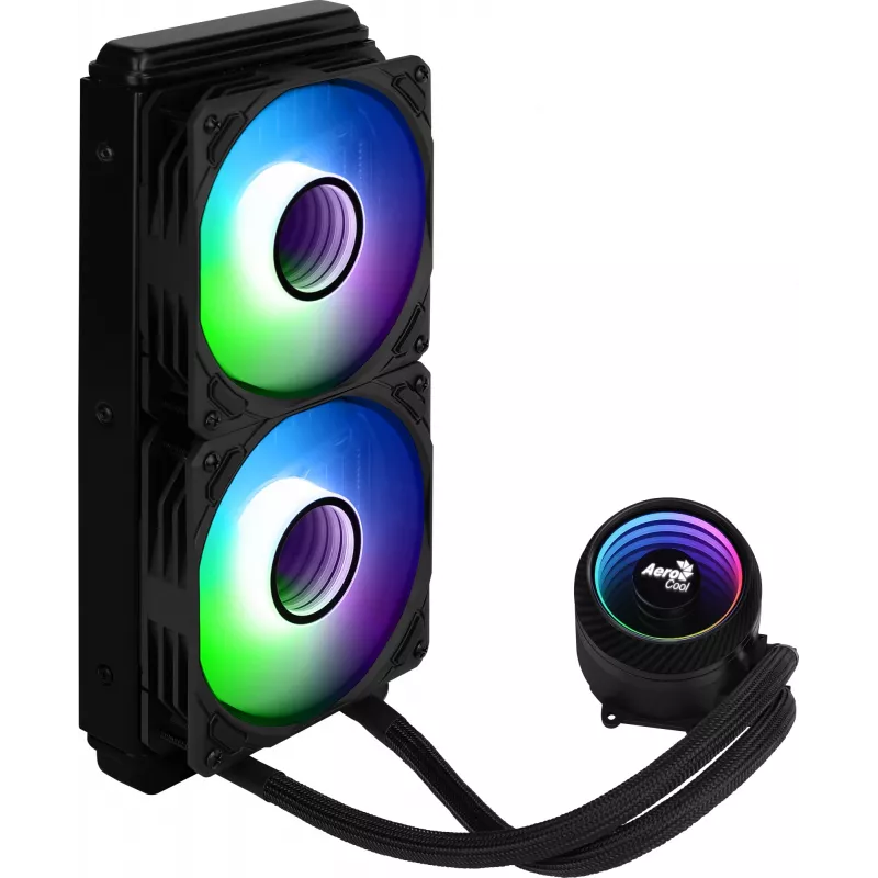 Aerocool PGS Mirage L240 ARGB υδρόψυξη επεξεργαστή, 2300 RPM, 4 ακίδων, μαύρη