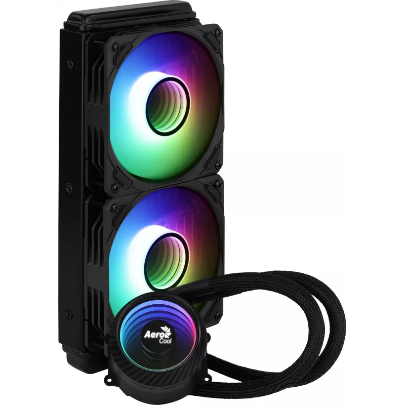 Aerocool PGS Mirage L240 ARGB υδρόψυξη επεξεργαστή, 2300 RPM, 4 ακίδων, μαύρη