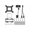 Aerocool MIRAGEL360 Υγρόψυξη CPU 3x12cm ARGB Ανεμιστήρες TDP 550W Μαύρο