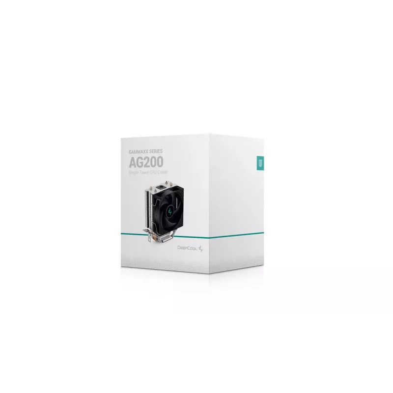 DEEPCOOL Ag200 Ψύκτρα επεξεργαστή αέρα 9,2 cm Αλουμίνιο - Μαύρο