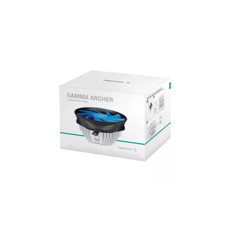 DEEPCOOL Gamma Archer Ψύκτρα επεξεργαστή αέρα 12 cm Αλουμίνιο - Μαύρο/Μπλε