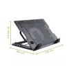 Techly Βάση και βάση ψύξης notebook για notebook έως 17,3 ίντσες