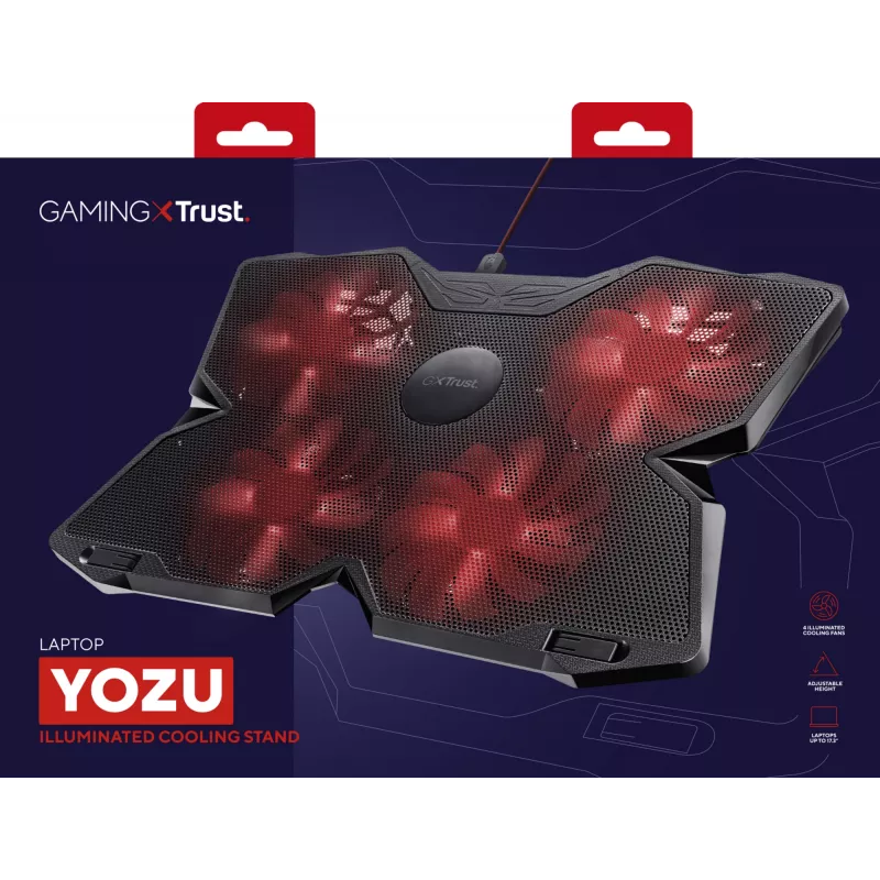 Trust GXT 278 Βάση ψύξης laptop 43,9 cm (17,3 ίντσες) Μαύρο